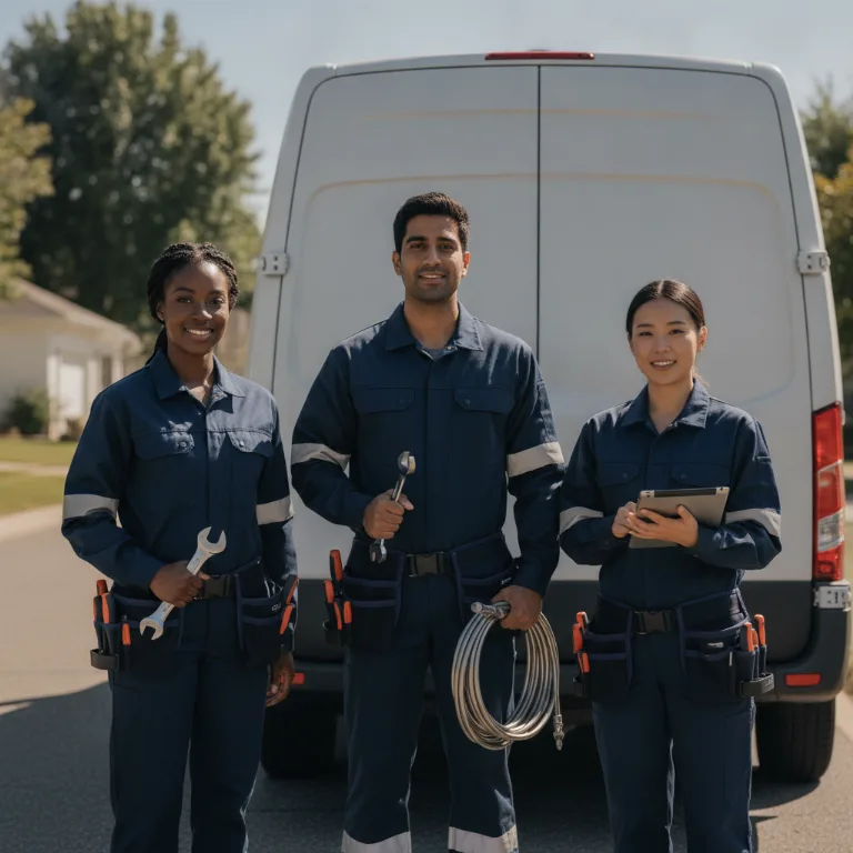 Wärmepumpeninstallateur Team in Wandsbek